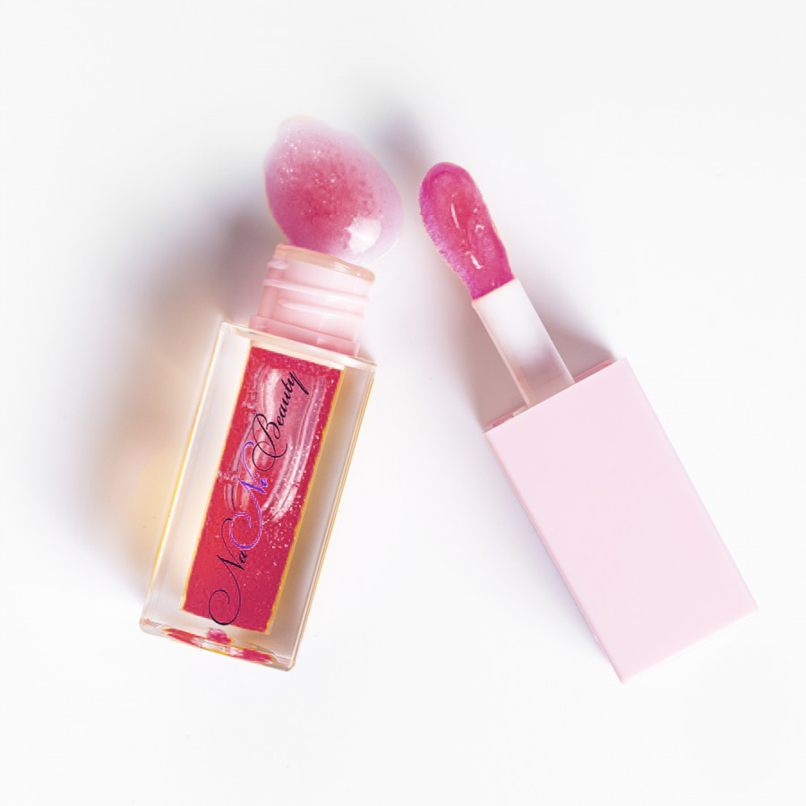 Олія для губ Pink Me (тропічний аромат з блиском)