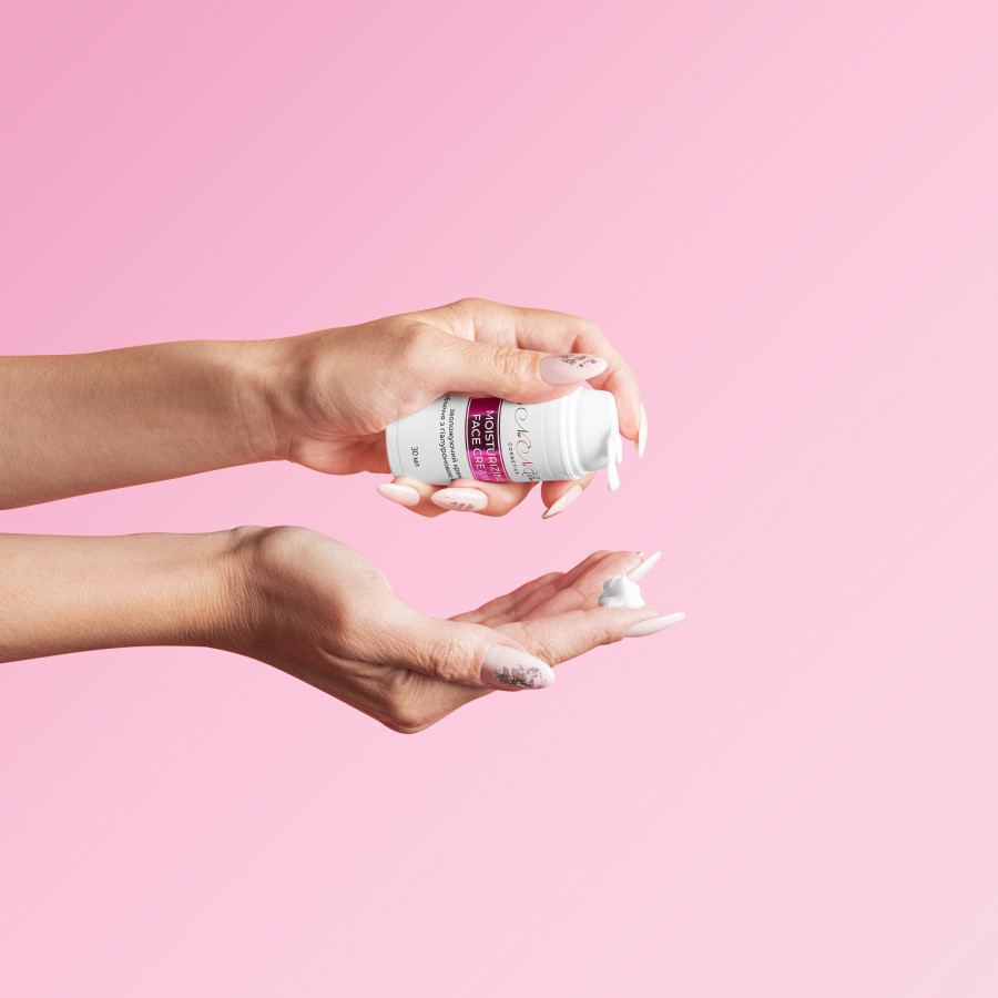 Крем для обличчя зволожуючий з гіалуроновою кислотою