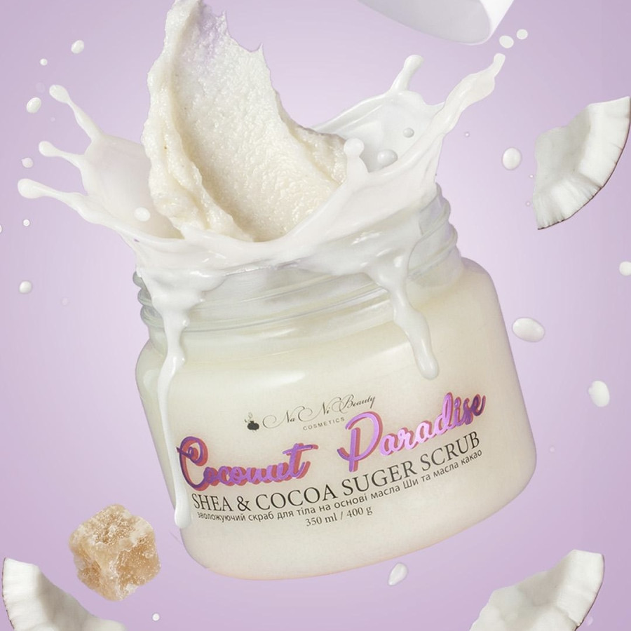 Скраб для тіла цукровий Coconut Paradise
