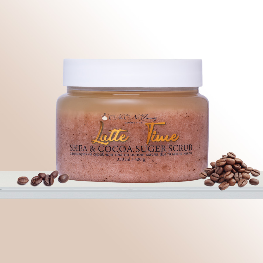 Скраб для тіла цукровий Latte Time